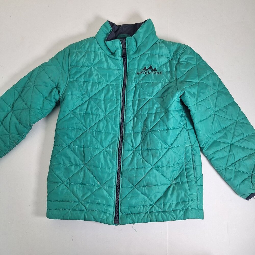 OshKosh B'Gosh Adventure Quilted Green Jacket size 8